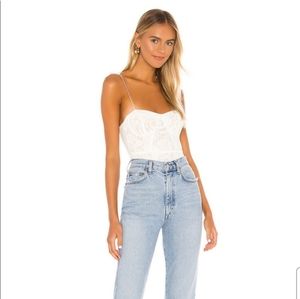 Superdown stasia lace bodysuit.